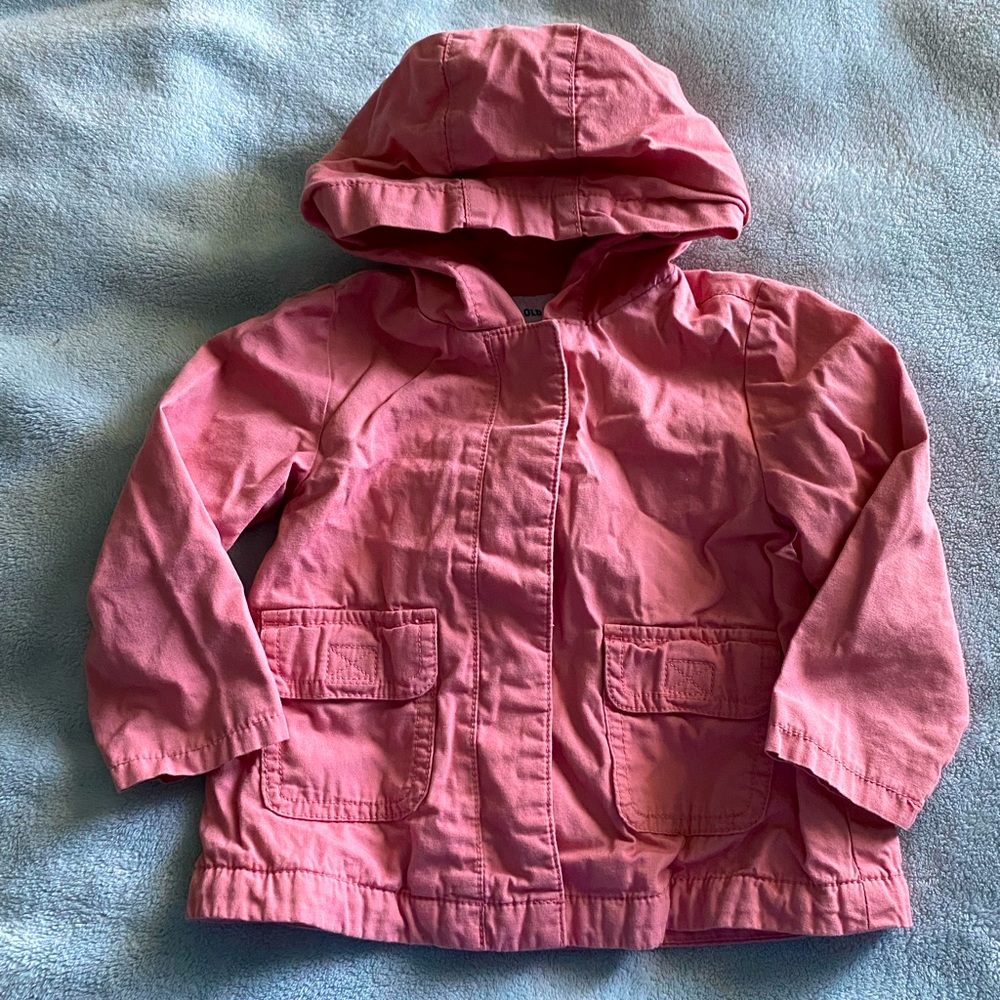 Old Navy Pink Baby Girl Cargo Style Jacket